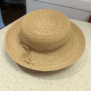 Helen Kaminski Woman's Straw Hat Handmade NEW